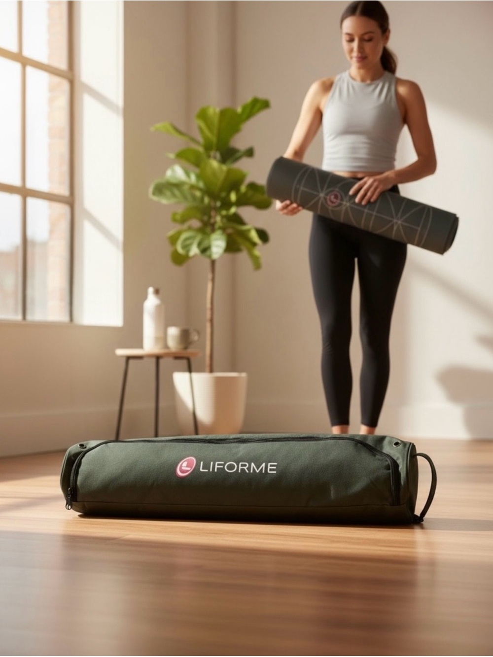 Liforme Dark Gray Yoga Mat
Carry Bag